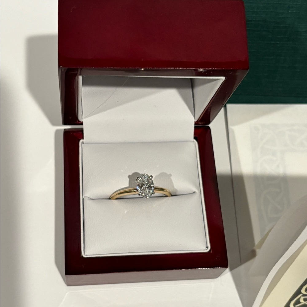 Solitaire Engagement Ring - Picture 2 of 8